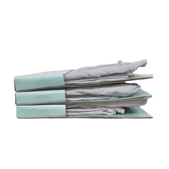 Gray Organic Cotton & Linen Blend Kimono Robe. - Picture 9 of 9